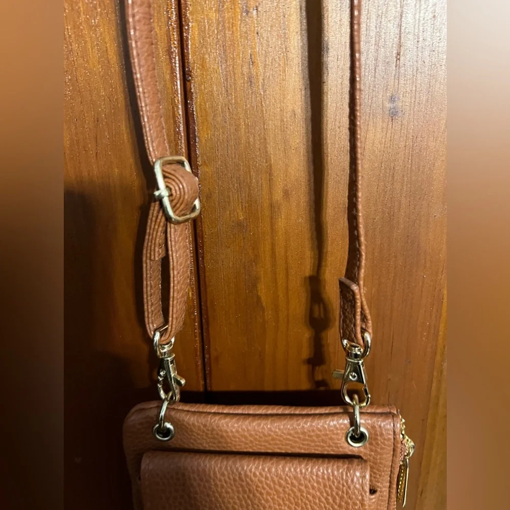 Vegan‎ Crossbody Brown Small Purse